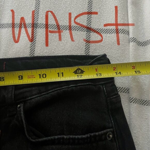 BDG Urban Outfitters Gray Black Cowboy Stretch Straight Leg Denim Jeans - 27 - Picture 6 of 9